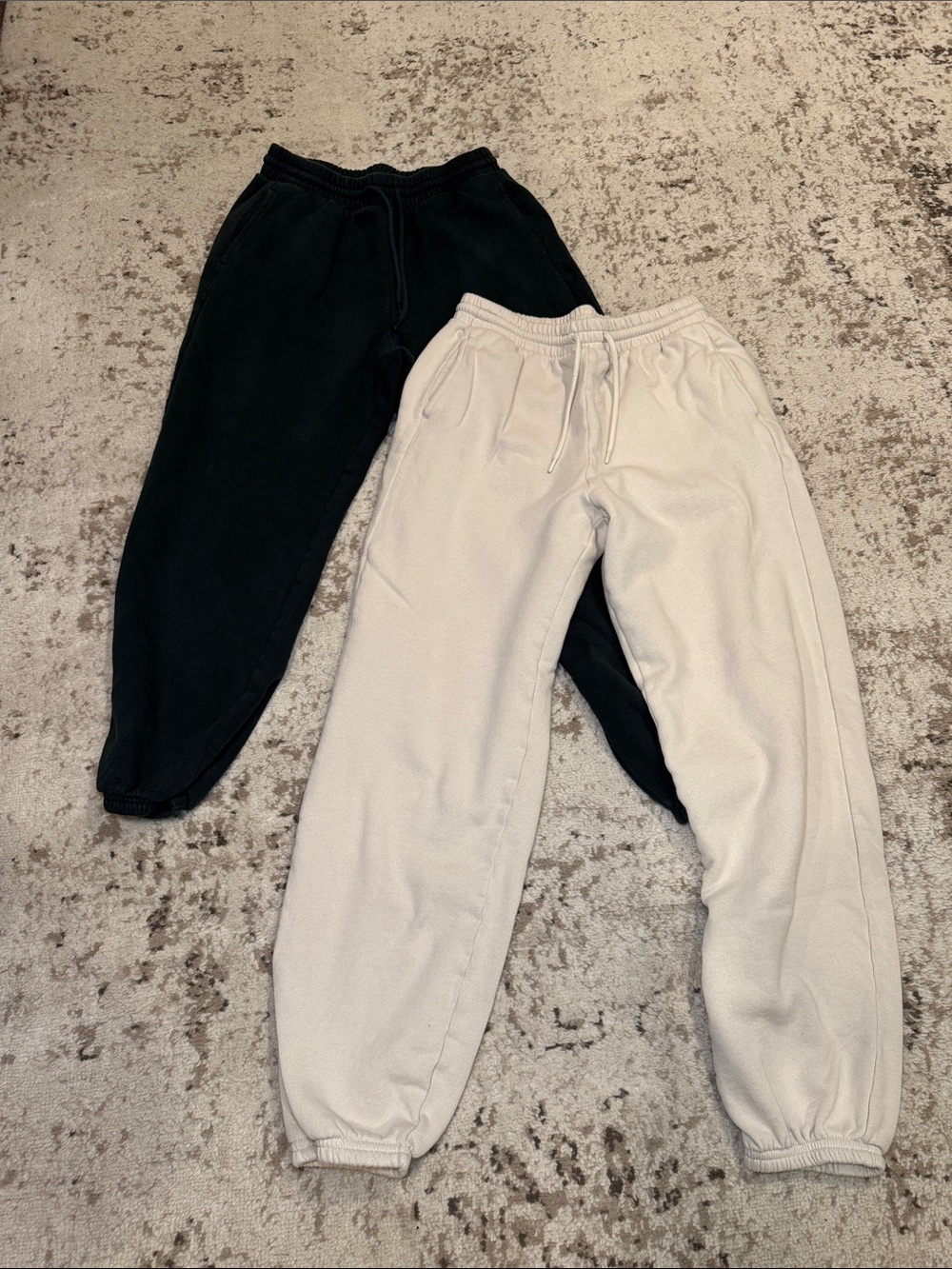 2 Pairs High Waisted Jogger Sweatpants